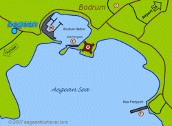 Aegean Ferry Services Office Map
